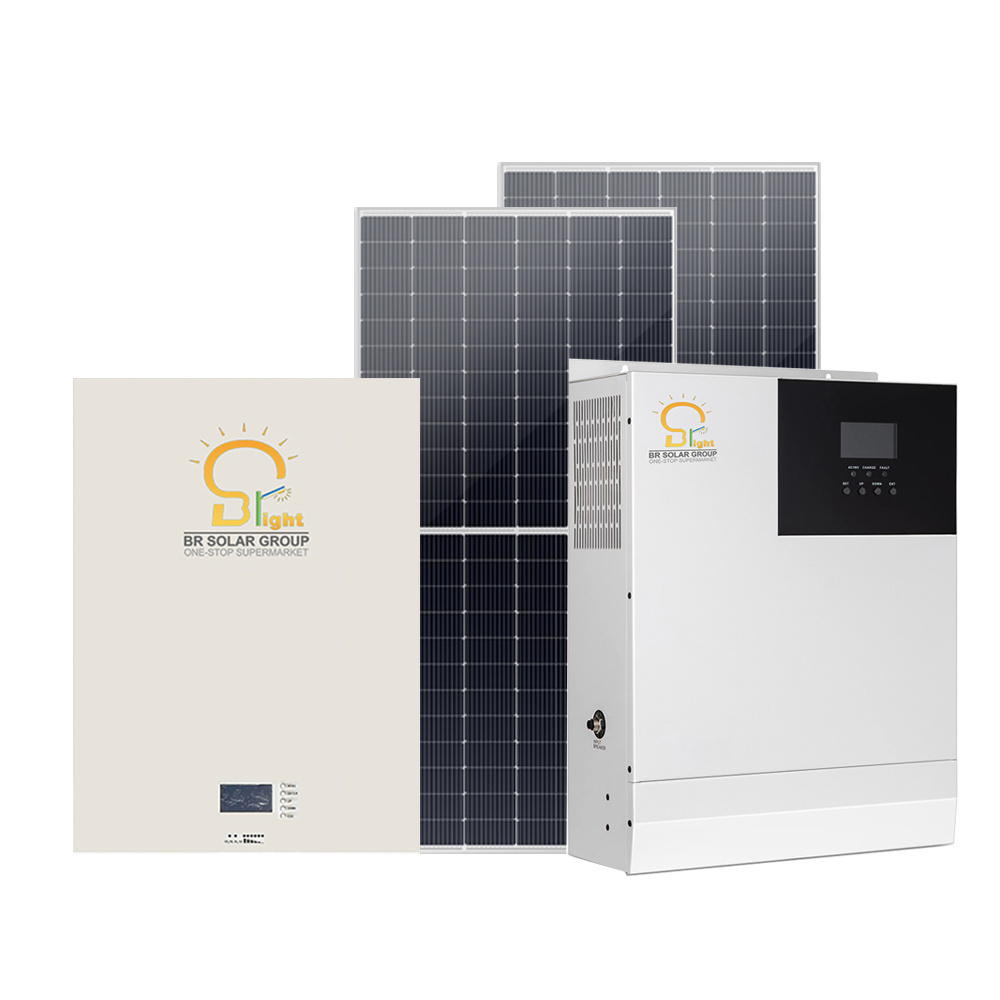 BR SOLAR HYBRID PV SYSTEM 8KW off grid Solar System for  Home