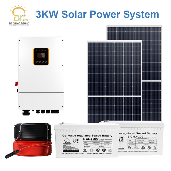 BR SOLAR Professionally certified Mono 430W 450W Solar Panel half cell module For High Efficiency solar system