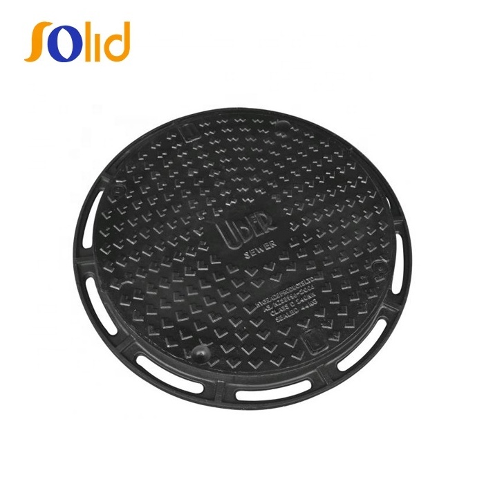 Wholesale Price Heavy Duty QT500-7 Ductile Iron Casting Round and Square Manhole Cover Price