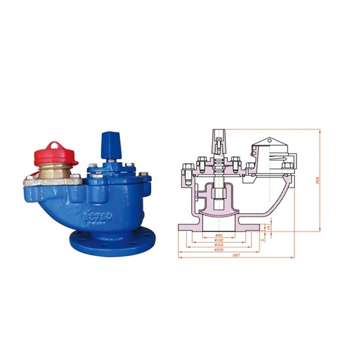 BS750 Underground Fire Fighting Fire Hydrant