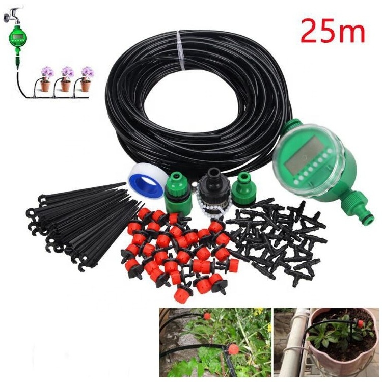 Micro Irrigation System Kit Watering Automatic Garden Plant Greenhouse Water