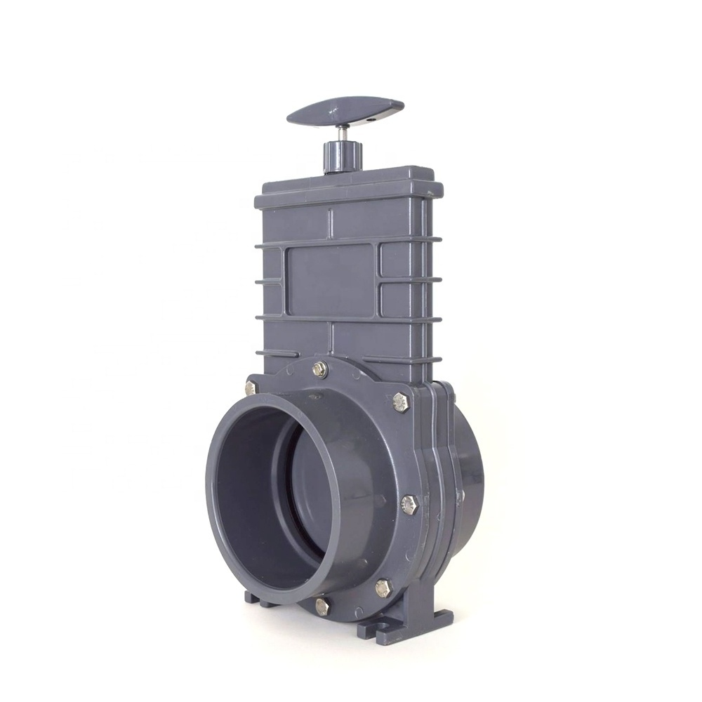 40-160mm DIN Plastic PVC Knife Water Slide Gate Valve