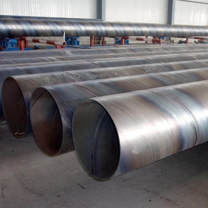 China Wholesaler API 5L Q235 SSAW Carbon Steel Spiral Welded Pipe Gas and Oil Pipe