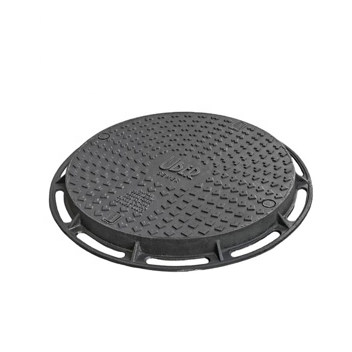 Wholesale Price Heavy Duty QT500-7 Ductile Iron Casting Round and Square Manhole Cover Price