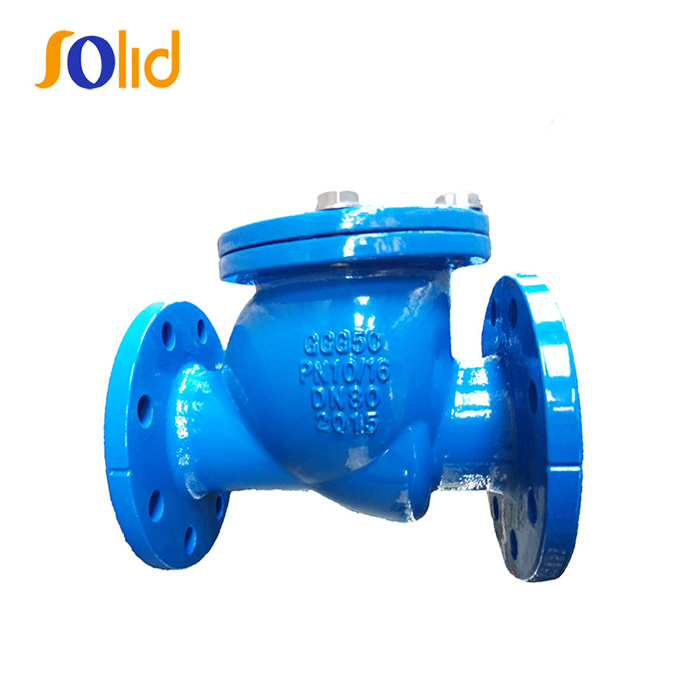 DIN 3202 F6 Ductile Iron Cast Iron NON Retun Swing Type Check Valve PN16