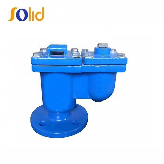 Ductile Iron Double Ball Orifice Air Release Valve with Flange End