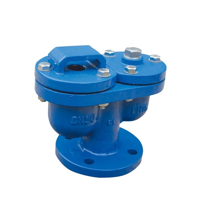 Ductile Iron Double Ball Orifice Air Release Valve with Flange End