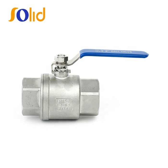 1000wog 2PCS Stainless Steel 304 316L Ball Valve with Threaded End