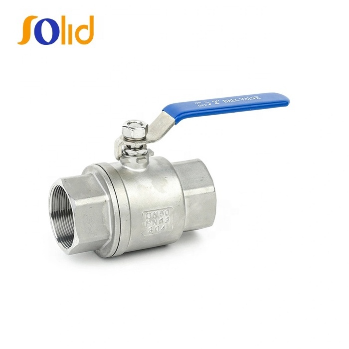 1000wog 2PCS Stainless Steel 304 316L Ball Valve with Threaded End