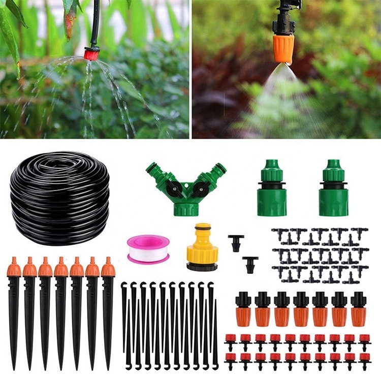 Micro Irrigation System Kit Watering Automatic Garden Plant Greenhouse Water