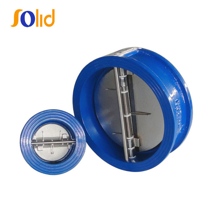 Cast Iron Double Disc Door Wafer Type Dual  Plate Check Valve