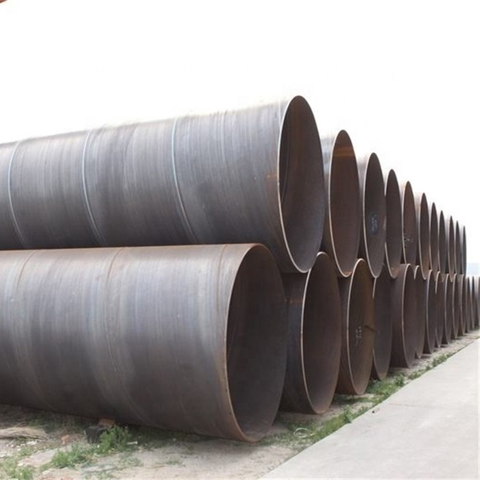 China Wholesaler API 5L Q235 SSAW Carbon Steel Spiral Welded Pipe Gas and Oil Pipe