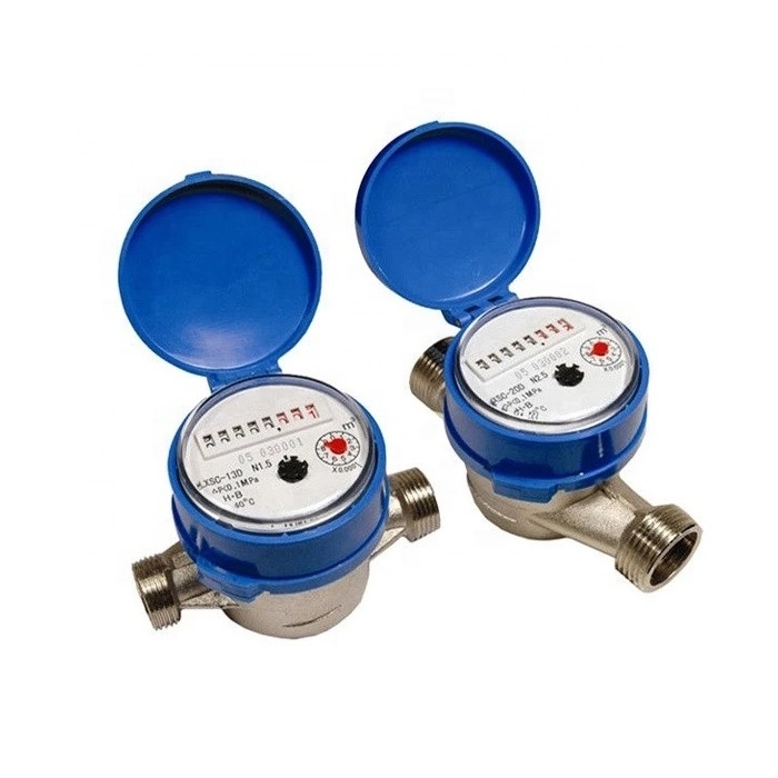 China Single Jet Dry Type Pulse Output Transmission Domestic Cold Water Meter