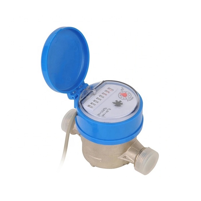 China Single Jet Dry Type Pulse Output Transmission Domestic Cold Water Meter