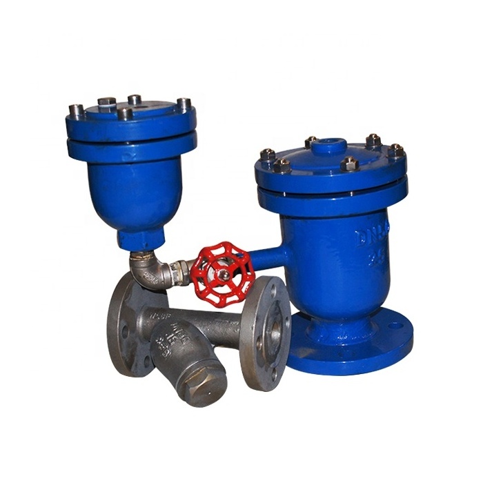 Factory Price DN 50mm PN25 Ductile Iron triple action flanged end Air Release Valve