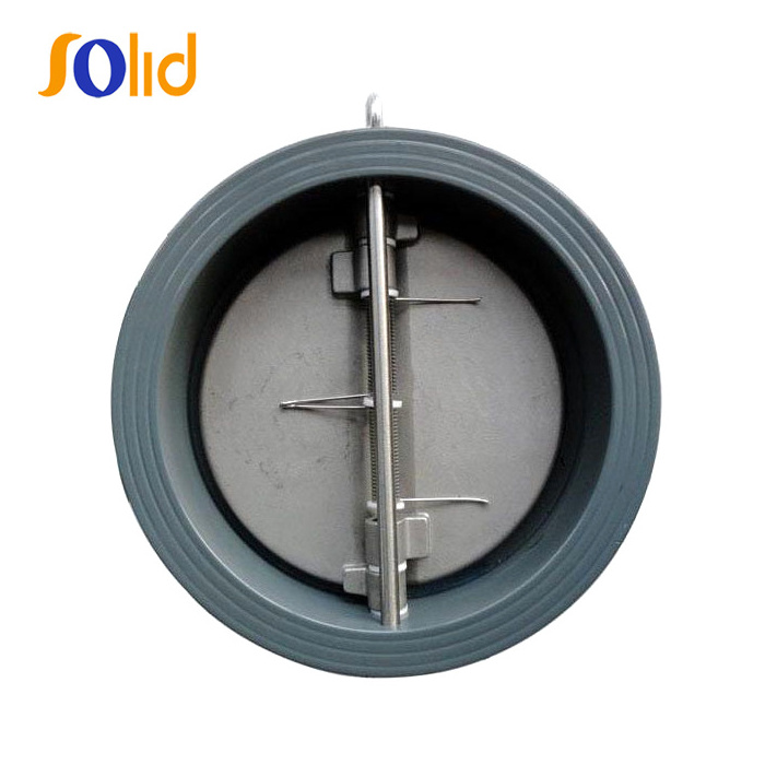 Cast Iron Double Disc Door Wafer Type Dual  Plate Check Valve