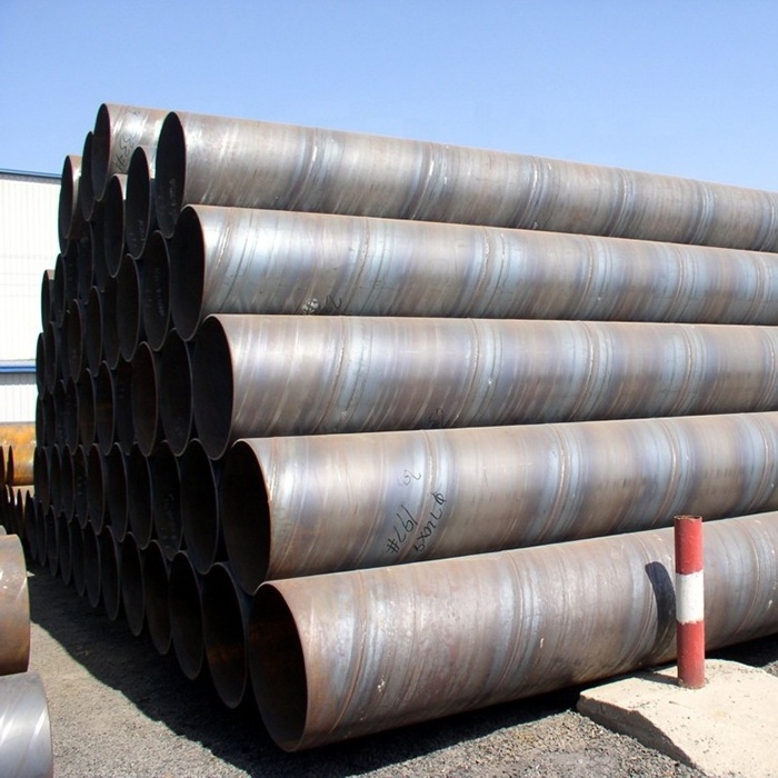 China Wholesaler API 5L Q235 SSAW Carbon Steel Spiral Welded Pipe Gas and Oil Pipe