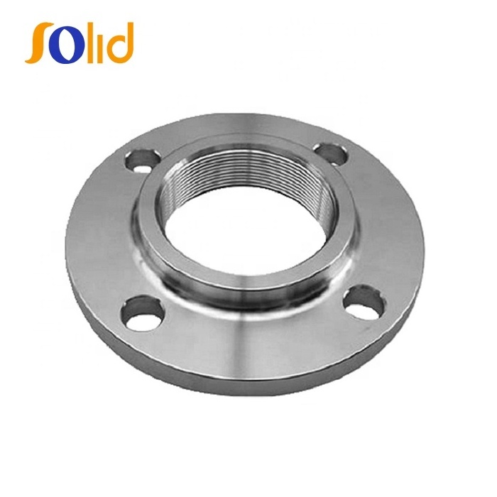 Factory Price DIN ANSI standard Carbon steel forged galvanized threaded decorative pipe flange