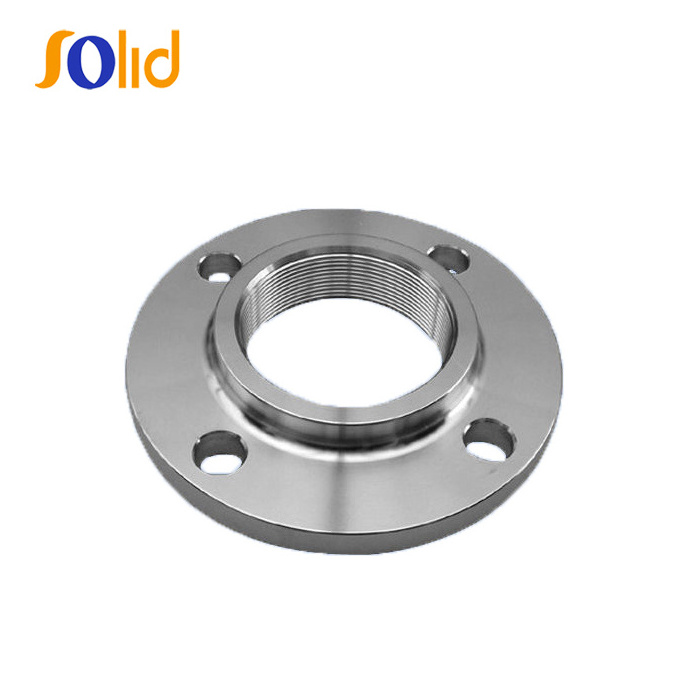 Factory Price DIN ANSI standard Carbon steel forged galvanized threaded decorative pipe flange