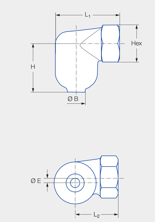 Lechler tangential flow hollow conical nozzle 373 inclined bottom series application: gas cooling and dust reduction