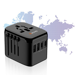 2024 Global Universal Travel Adapter mobile phones Charging Adapter Type C travel gadget quick charge Worldwide Charger