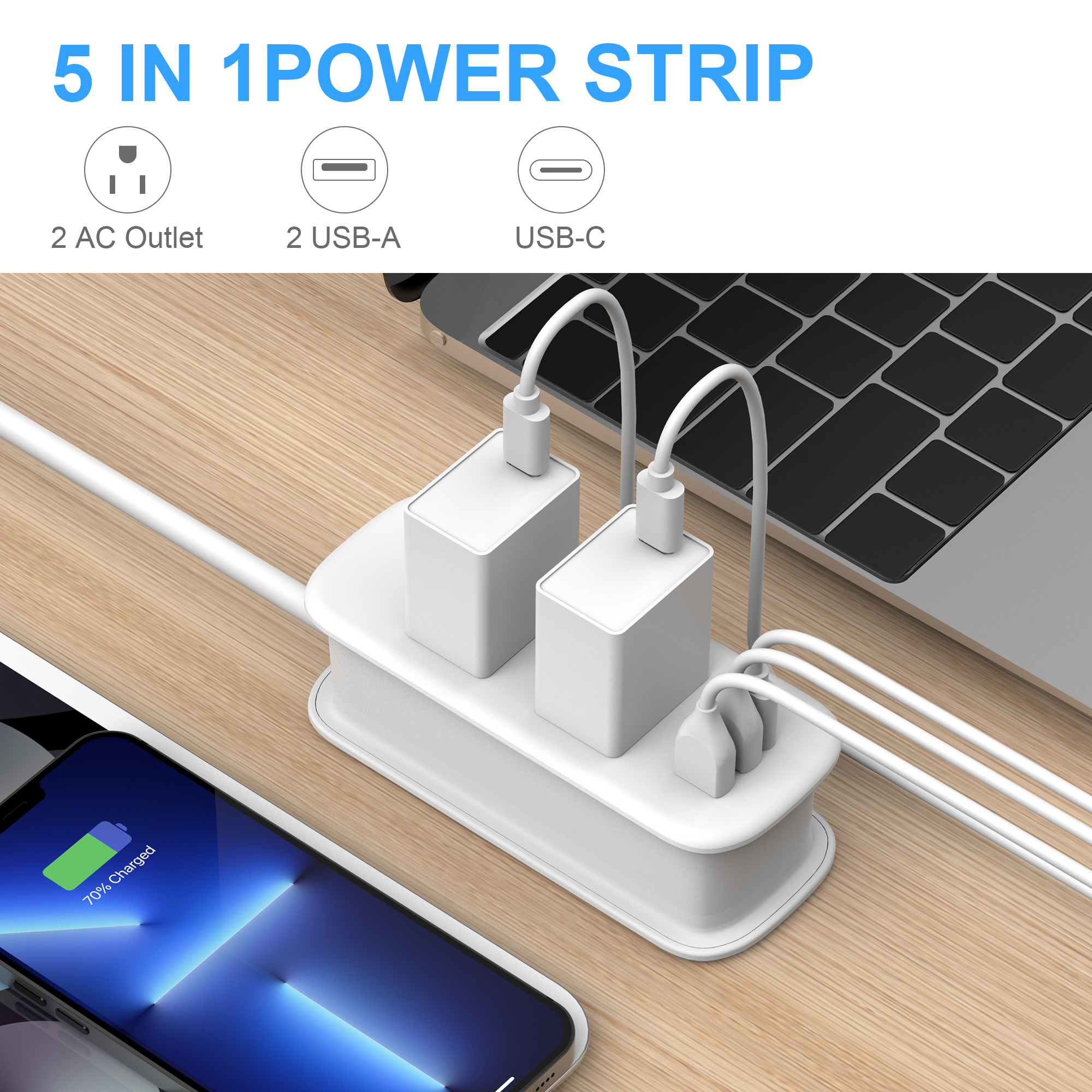 2023 uk extension cord protector universal power strip extension socket plugs & sockets switches with 3 usb ports USB type-c