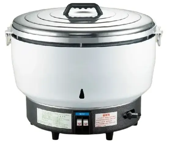 Gas Cook Pots Stainless Steel Pot Large Capacity 23L 120 Cups Commercial Gas Rice Cooker