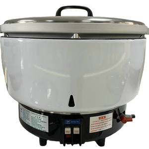 Big Gas Rice Cooker 10 liter 50 cups with Stretched Aluminum Inner Pot for 50 Persons rice cooker using gas