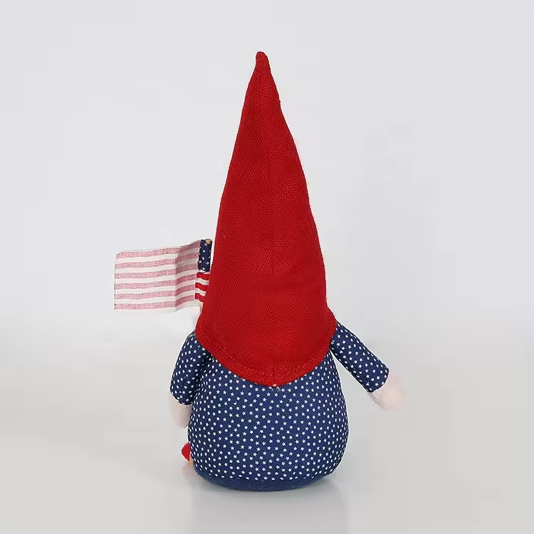 American Patriotic 4th of July Christmas Gnome Plush Toys Holiday Home Decoration Stars And Stripes Kids Independence Day Gnomes