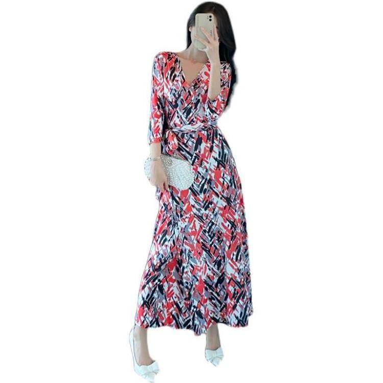 Wholesale Cheap Summer Fancy Beach Party Wear Vestidos Wrap Long Dresses Maxi Beach Dress Robe Plage 2022 For Women