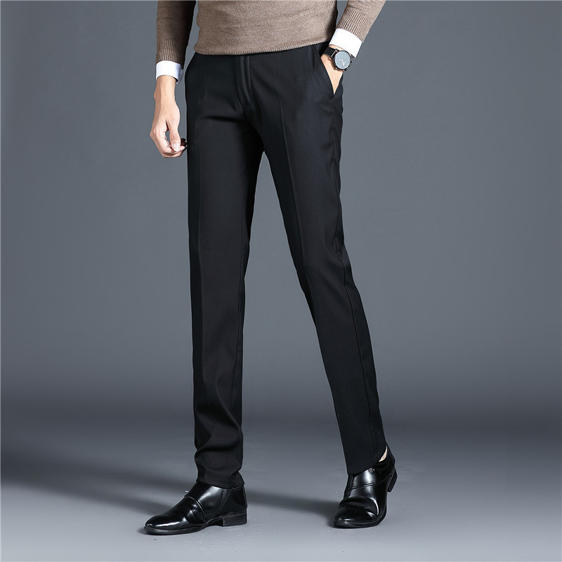 Men's spring trousers business casual trousers big size men's non-ironing slim trouser