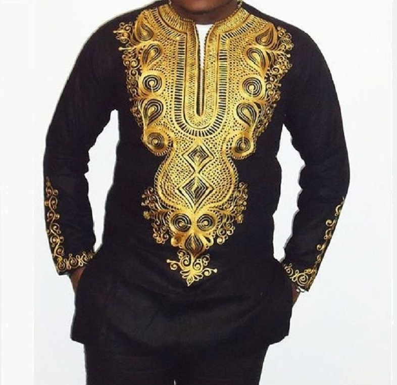 Latest Design Imprimer Africain Garcns Chemises Hommes 2022 Dashiki African Evening Gown