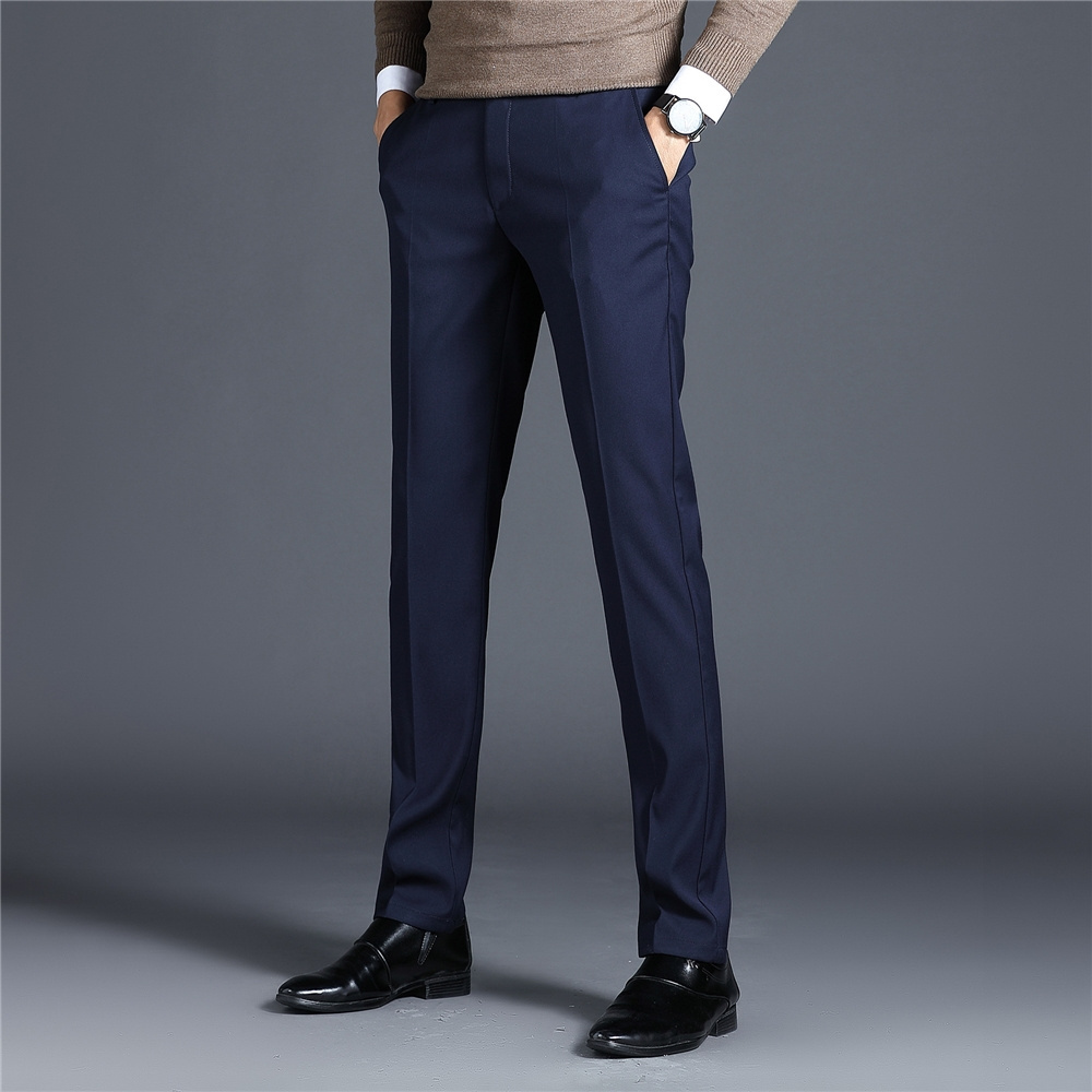 Men's spring trousers business casual trousers big size men's non-ironing slim trouser