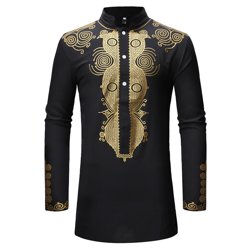 2022 Cheap Luxury Style Africain Pour Hommes Grande Taille Homme Chemises Dashiki Men's Clothing African