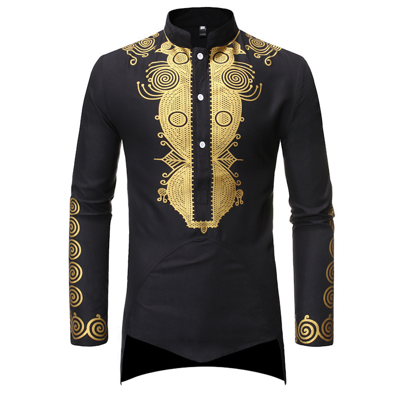 Wholesale Fashion Garniture Africain Chemise Homme En 100% Dashiki Boubou Men's African Wear