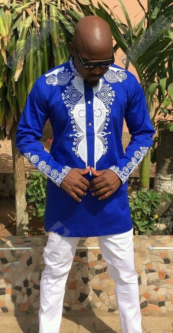 Wholesale High Quality Vetements Traditionnels Africain Blusas Africano Dashiki African Mens Traditional Clothing