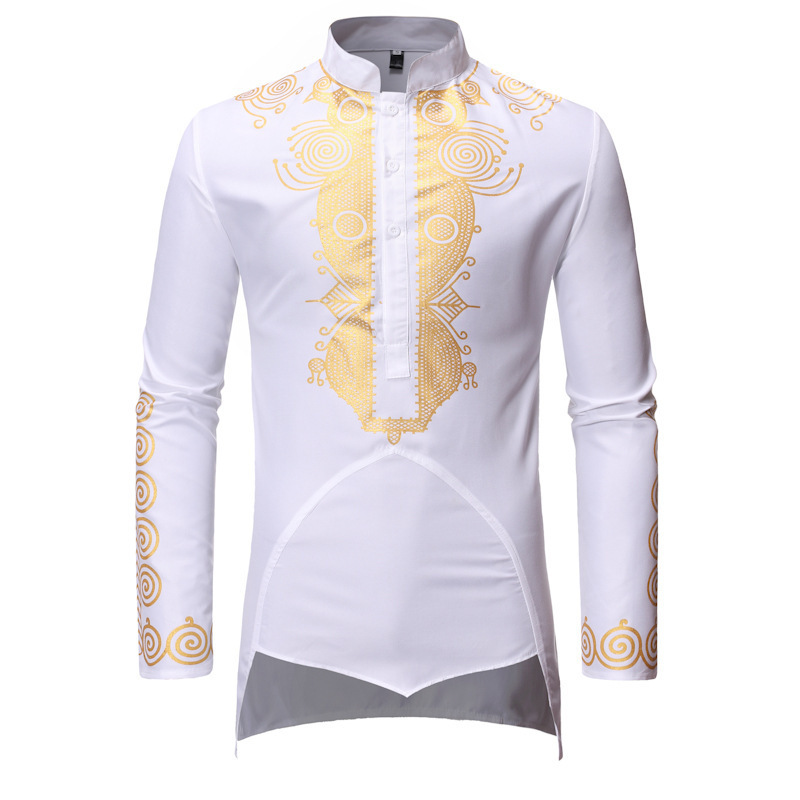 Wholesale Fashion Garniture Africain Chemise Homme En 100% Dashiki Boubou Men's African Wear