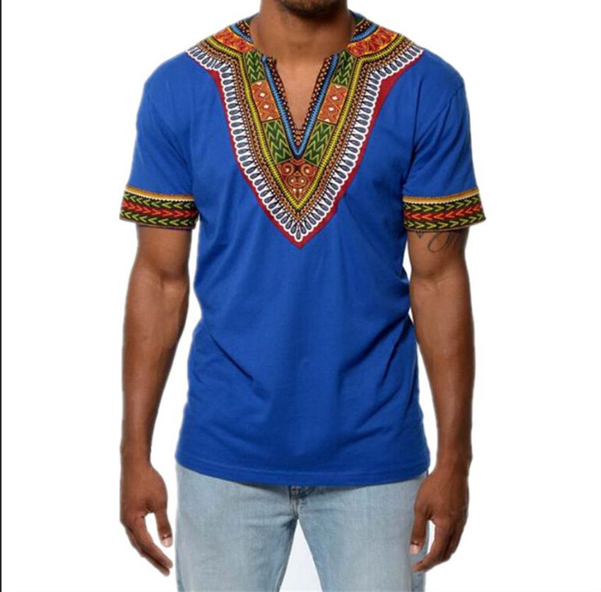 Wholesale Fashion Shirts Dashiki Gold African Kitenge Fashions