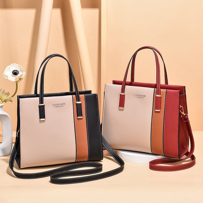 2024 Wholesale High Quality Ladies Hand Bag Girl Casual Tote Sac A Main Femme Sac De Luxe Large Capacity Leather Women's Handbag