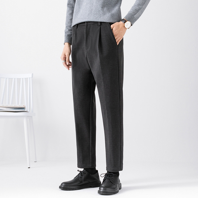 Men's trousers trend loose straight-leg all-match casual trousers oversize men's trousers