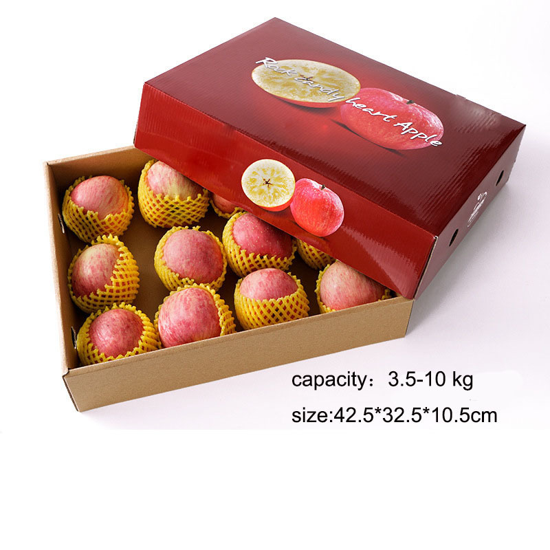 Wholesale custom corrugated packing fruit vegetable banana mango carton packaging box