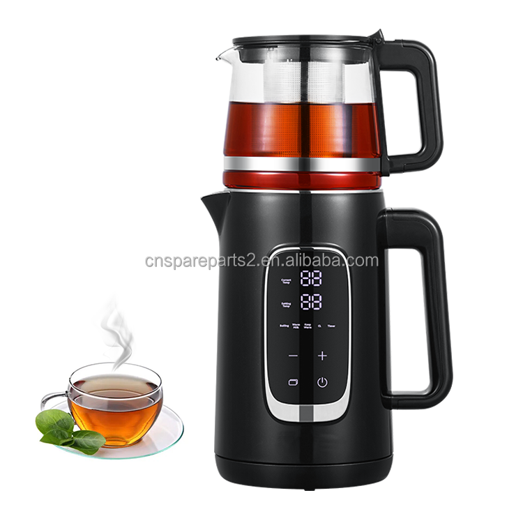 Home Appliances Double Teapot Set 2 In 1 Samovar Electric Tea Maker