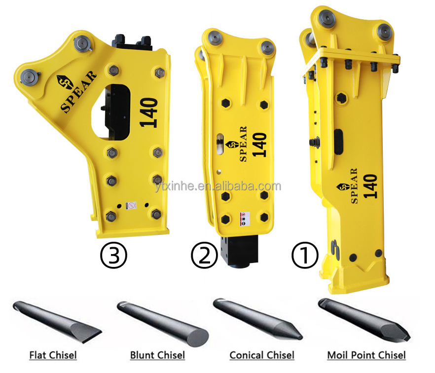 Great Quality High Efficiency Excavator Attachments  Hydraulic Breaker With Certification