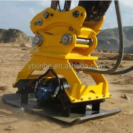 Small Excavator Soil Vibrator Excavator Machinery Hydraulic Flat Compactor For 3-5 Ton Excavator