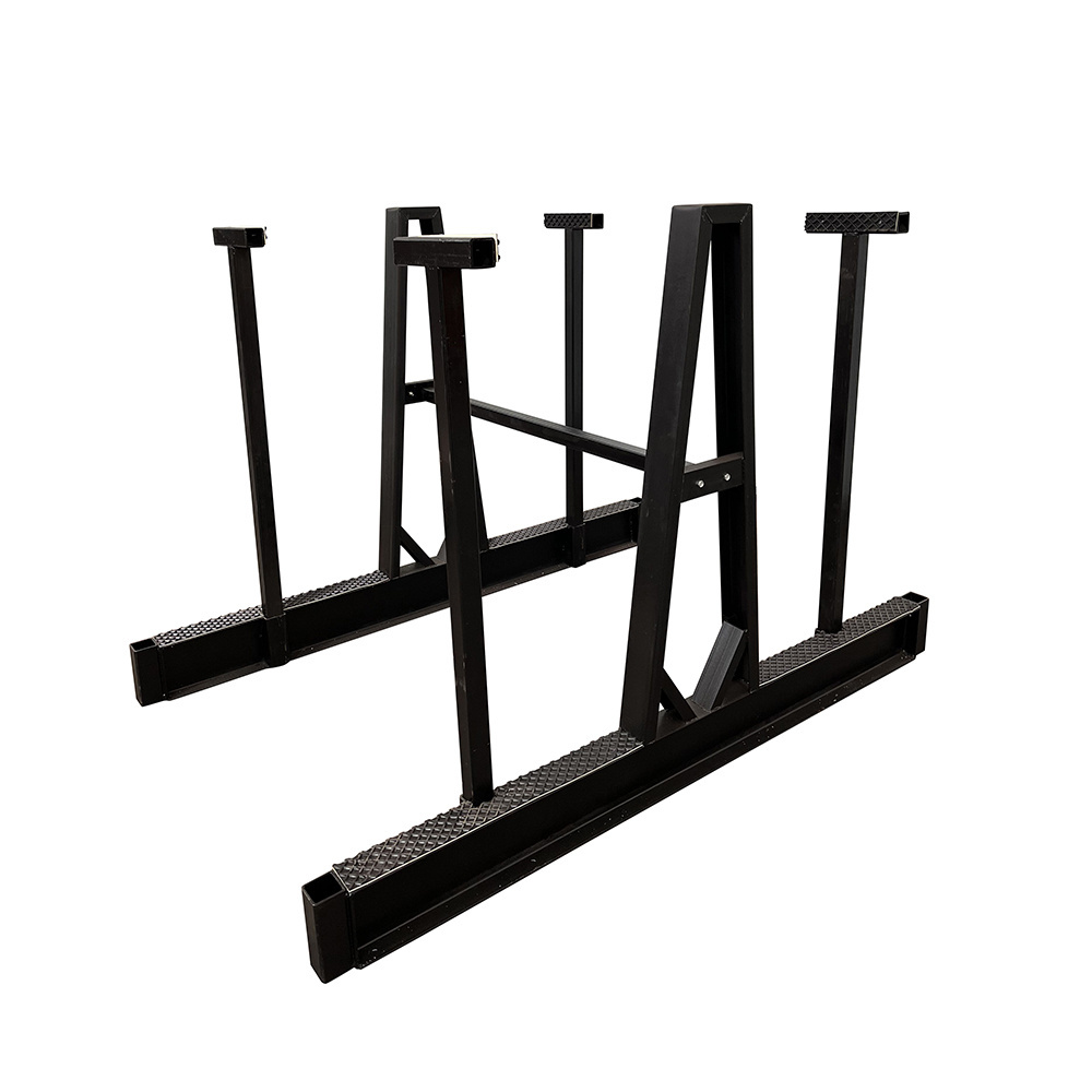 Metal Storage Transport Glass Granite A Frame Racks For Stone Marble Display with Safety Pole