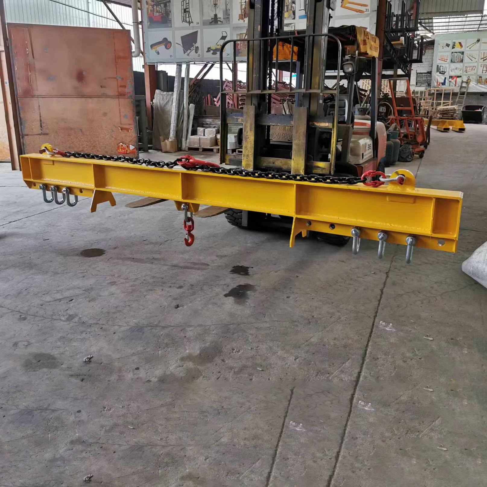 Custom Factory Sale Stone Load Handler Spreader Lifting Bar Parallel Lifting Beam For Stone Non Scalable