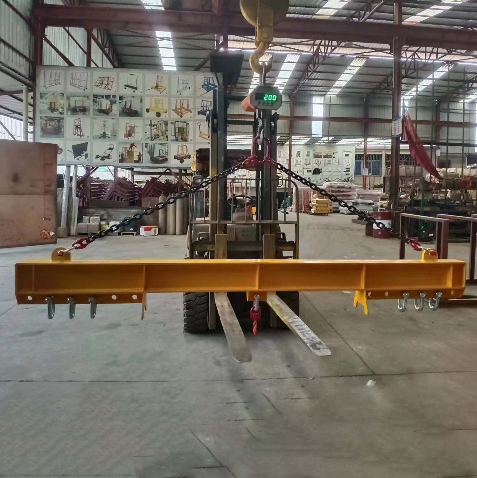 Custom Factory Sale Stone Load Handler Spreader Lifting Bar Parallel Lifting Beam For Stone Non Scalable