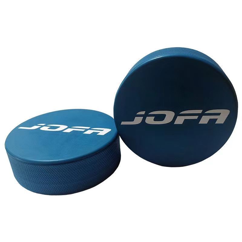 Custom Private Label Ice Hockey Ball Factory Wholesale Blue rubber practice Ice Hockey puck with factory price