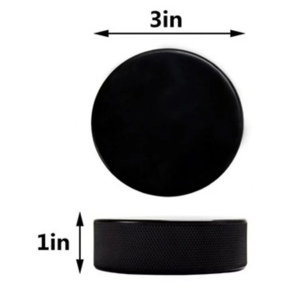 Custom Label Ice Hockey Ball Factory Wholesale Eco-friendly durable Black rubber training Ice Hockey puck With Favorable Price