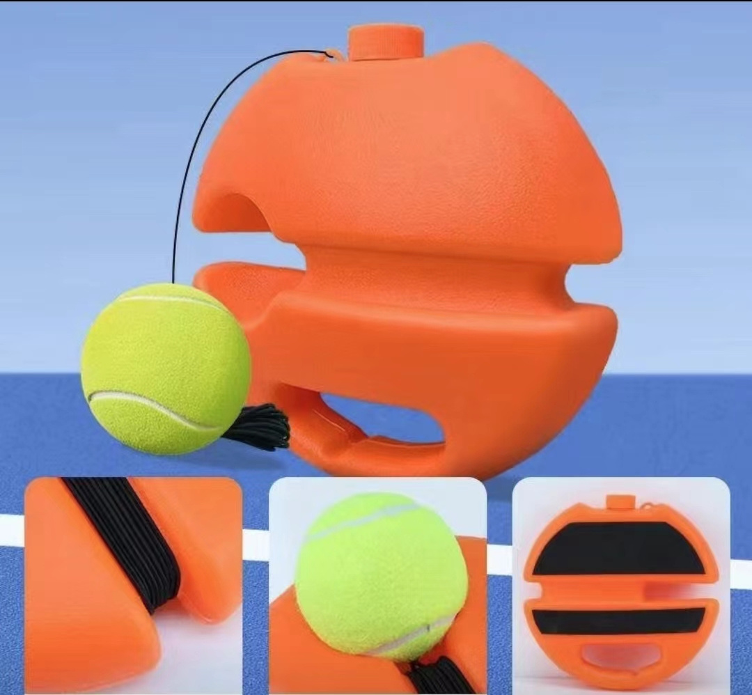 Factory wholesale Tennis Ball Trainer Set Solo Portable Base Practice Lawn Net Training Rebounder Swing Tool Tennis Trainer